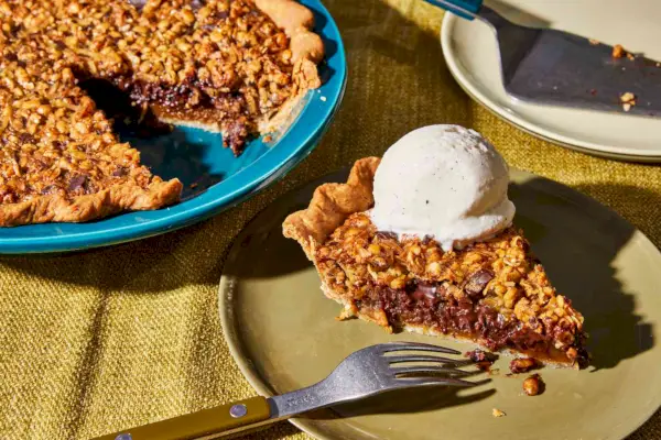 Torta di muesli al cioccolato