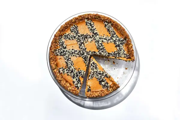 Torta Di Zucca Al Sesamo Nero