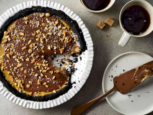Torta al cioccolato e burro di arachidi