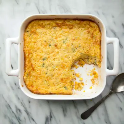 옥수수 빵 캐서롤