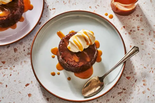 Klebriger Toffee-Pudding