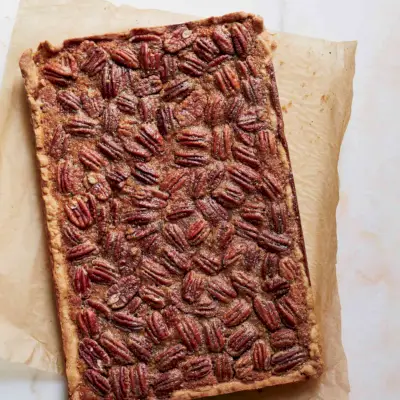 Pekannusskuchenriegel