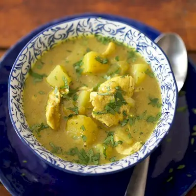 Curry Jamaicano de Frango e Batata