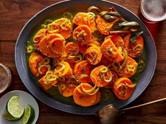 Rezept für temperierte Süßkartoffeln