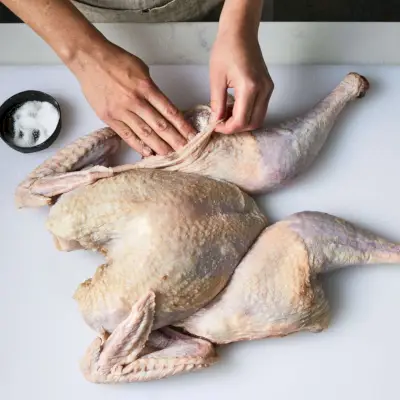 Predsezónna technika Spatchcock Turkey