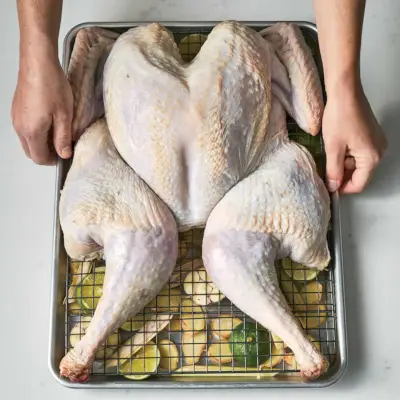 Technika Spatchcock Turkey Pripravte arómy