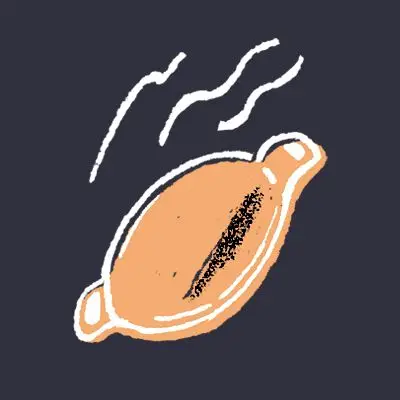 Illustrazione di una teglia per pizza