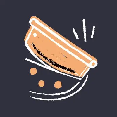 Illustrazione di un tagliapizza