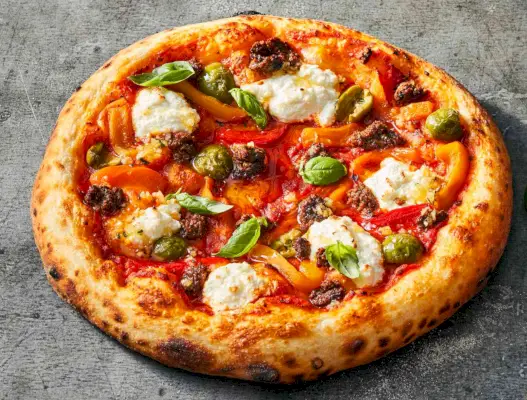 tris di pizze fatte in casa