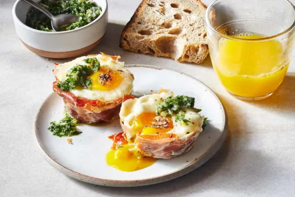 Ricetta Portauova Al Prosciutto Con Gremolata Al Prezzemolo