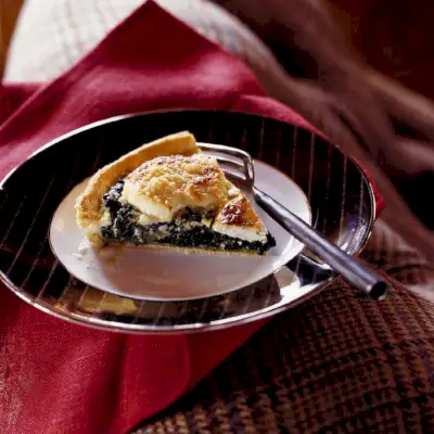 Quiche di spinaci e formaggio di capra