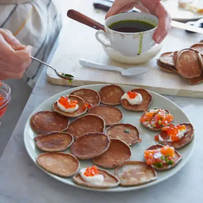 Rýchle pohánkové Blini