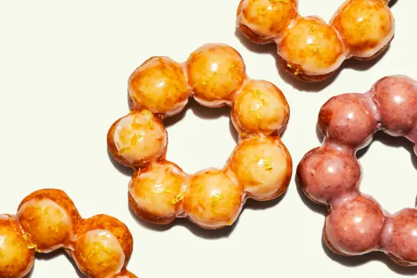 Pon de Ring (rosquinhas de tofu mochi)