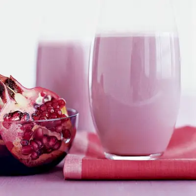 Frullato di melograno e banana