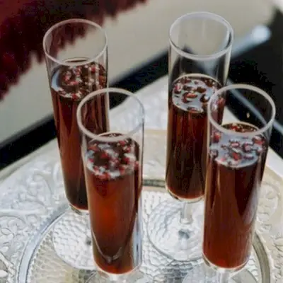 Cocktail di cava e melograno