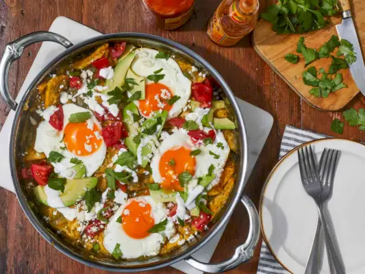 Recette de Chilaquiles végétariens