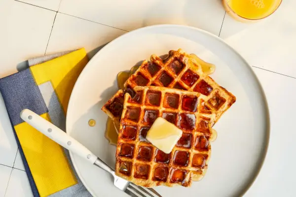 Recette de gaufres aux crêpes au levain