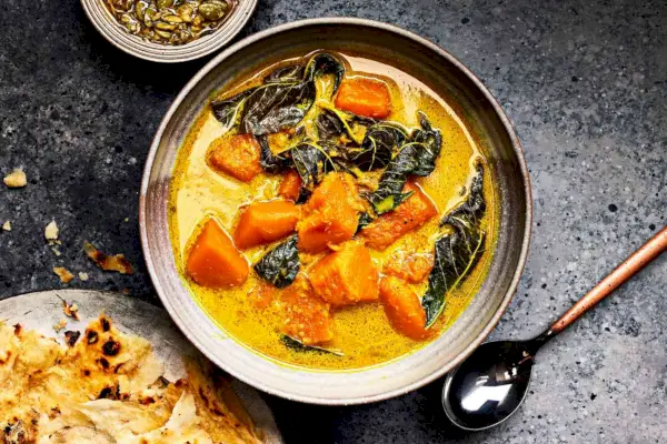 Zucca al curry e chiudi il bus