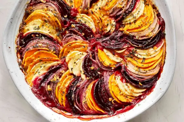 Kořenová zelenina recept Tian