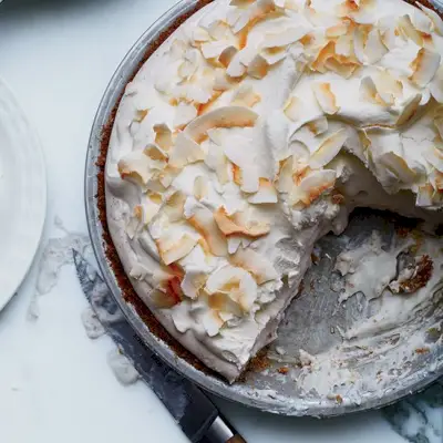 Torta alla crema di cocco