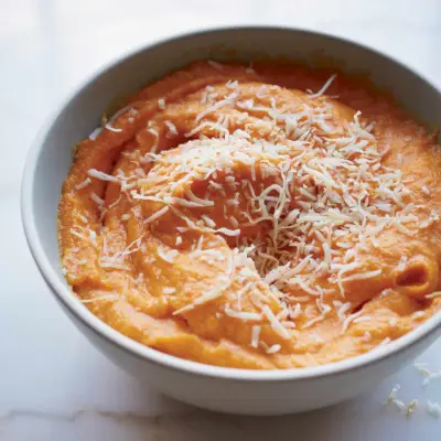 Patate dolci montate con cocco e zenzero