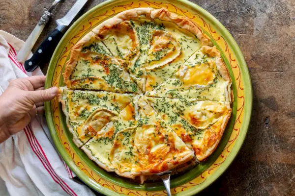 Quiche De Queso Brie