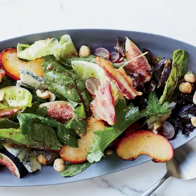 Ensalada de Otoño con Higos y Queso Azul