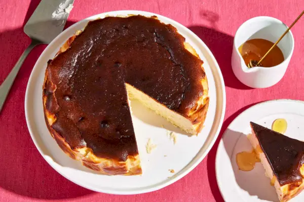 Baskický tvarohový koláč Air Fryer
