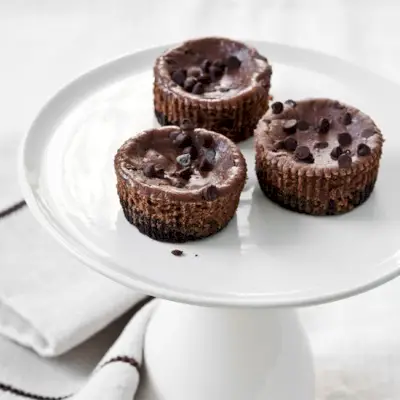 Mini Cheesecakes Chocolat-Noisettes