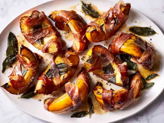 Receita de Abóbora Bolota Saltimboca