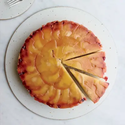 Bolo De Maçã Com Cranberry