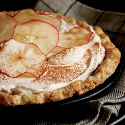 Torta De Creme De Cidra De Maçã