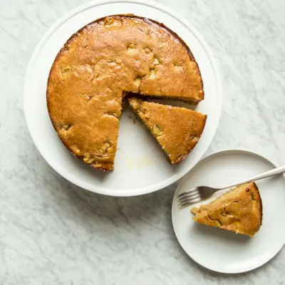 Bolo de cidra de maçã