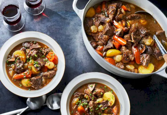 Receita clássica de ensopado de carne holandesa