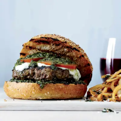 Recept na Caprese Burgers