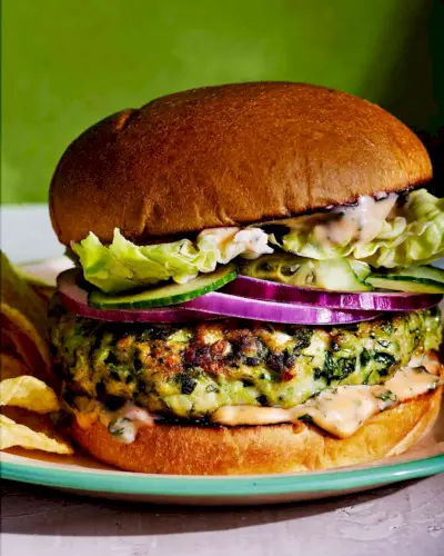 Herby Chicken Burger
