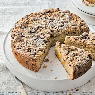 Pfirsich-Streusel-Kuchen