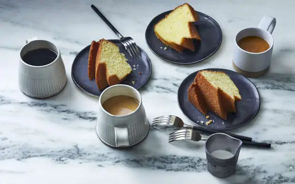Orangen-Soufflé-Kaffeekuchen