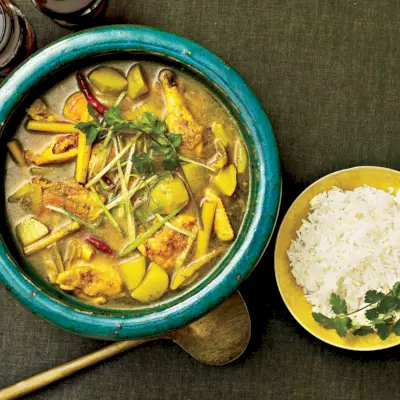 Cornish Chicken Stew mit Zitronengras und Chilis