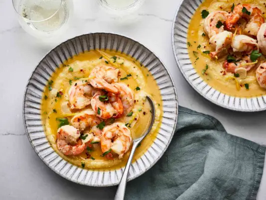 Venezianisches Garnelen-Polenta-Rezept