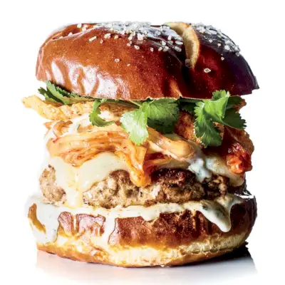 Burgery Wieprzowe Kimchi