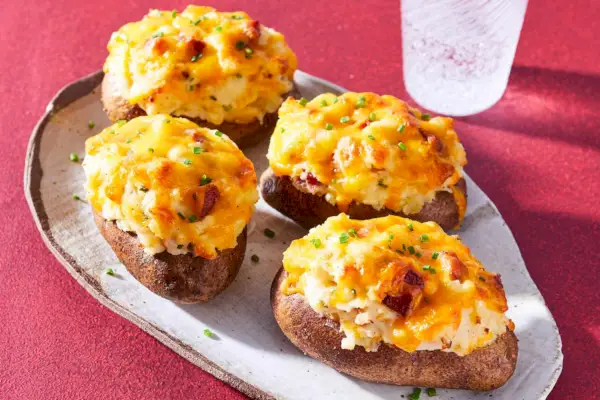 Pommes de terre farcies au four deux fois