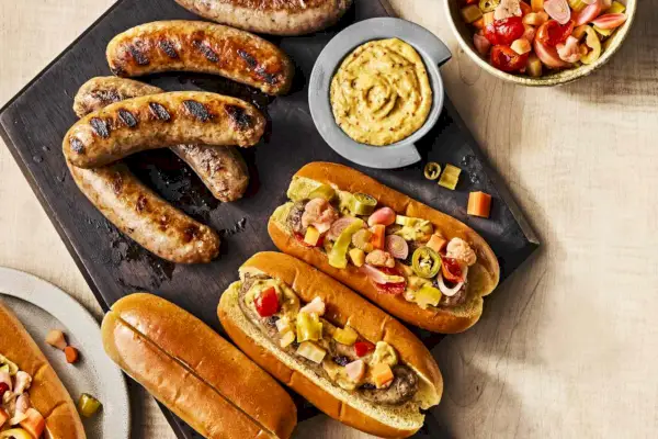Grillwürste mit Apfelsenf