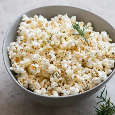 Rosmarin-Meersalz-Popcorn