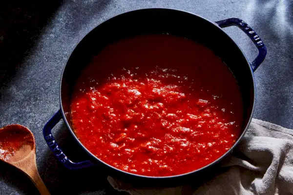 Rezept für Marcella Hazan-Tomatensauce mit Zwiebeln und Butter