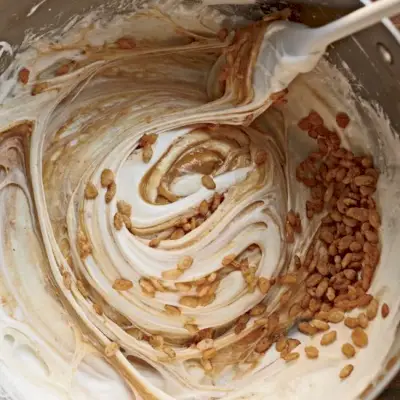 Erdnussbutter-Reis-Krispie-Leckereien