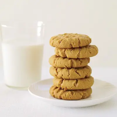 Knusprige Erdnussbutterkekse