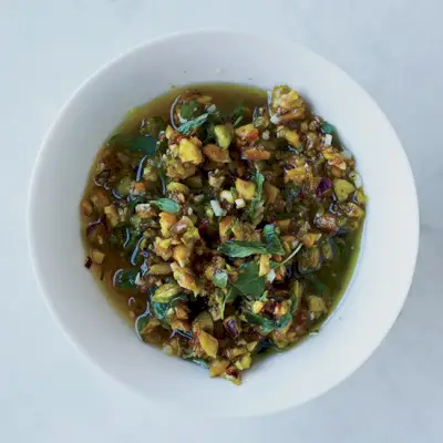 Pesto pistache-origan