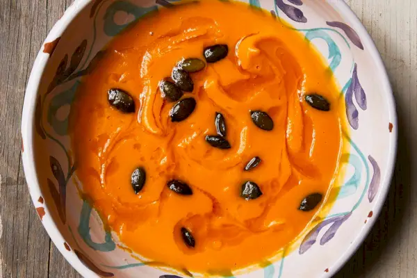 Sopa De Calabaza Entera Al Horno