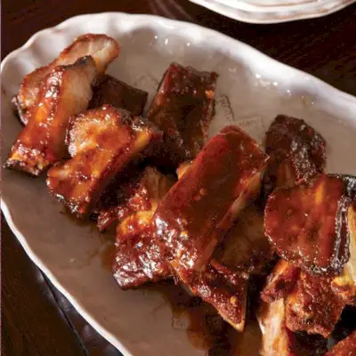 Côtes levées au pincho avec glaçage au sherry